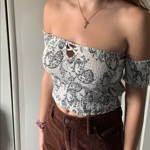 Summer Floral Crop Top